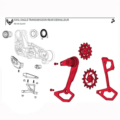 Sram CAGE ASS KIT XXSL T-TYPE EAGLE AXS