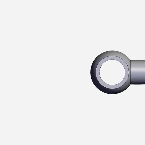 HIDRAVLIČNI PRIKLJUČEK OČESNI DN8 - 1/4" (ROTACIJA 0°)